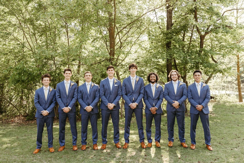 groom with groomsmen