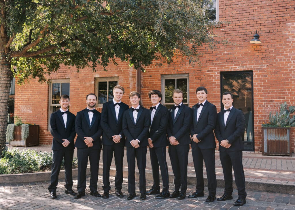groom with groomsmen