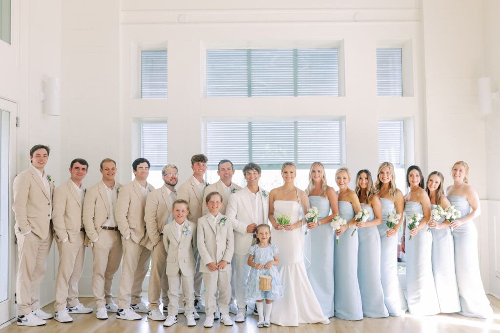 full wedding party