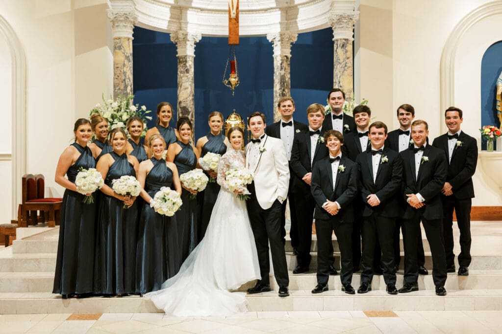 full wedding party
