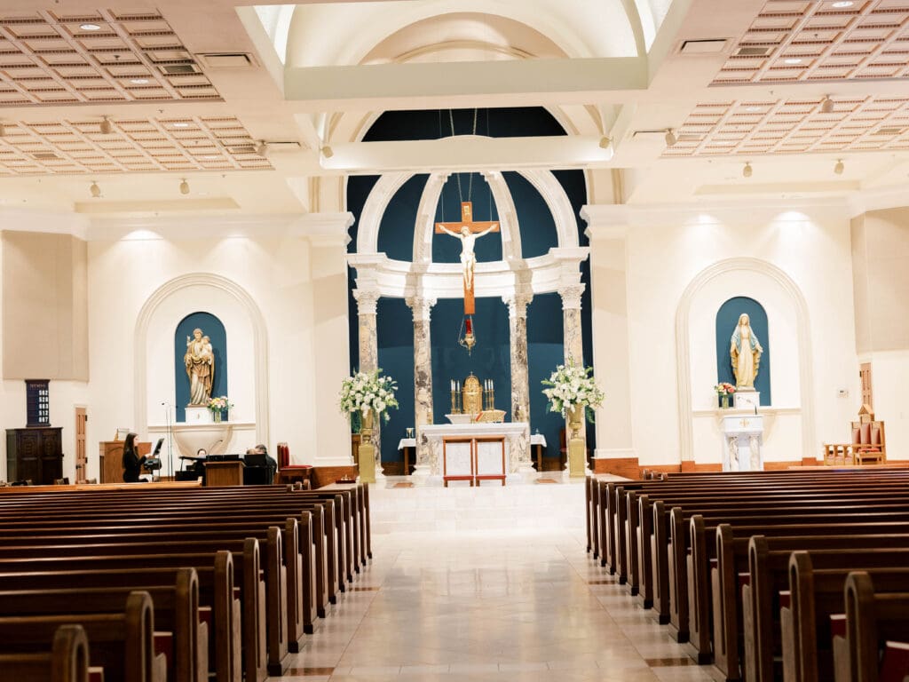 Catholic Church and alter