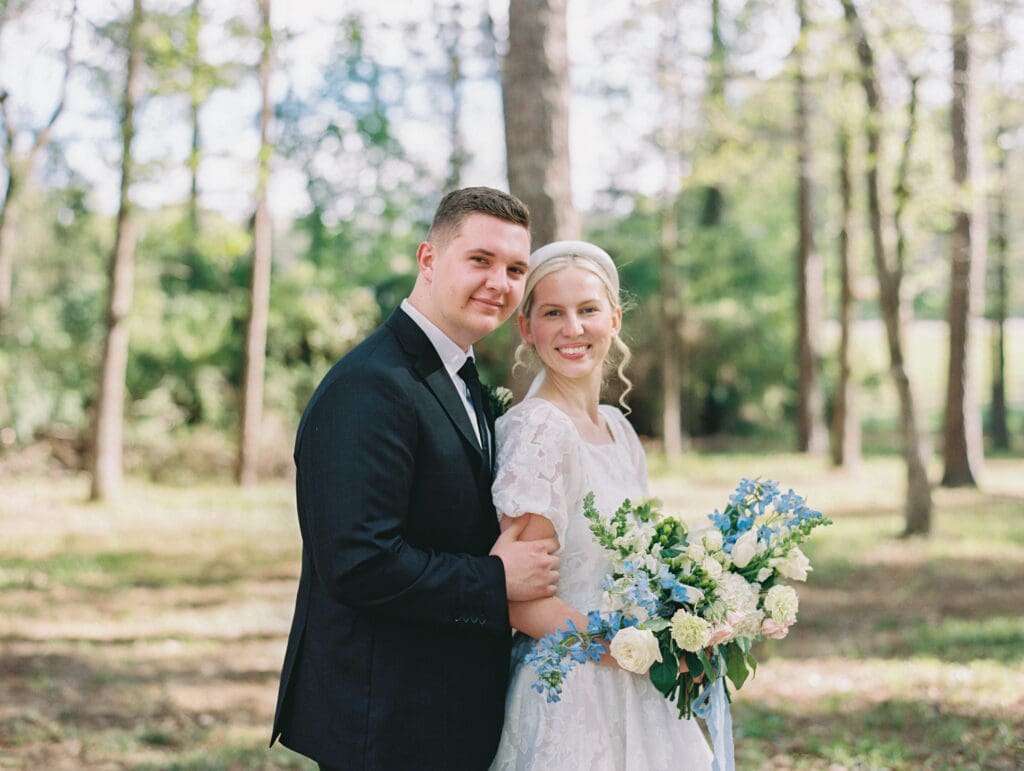 wedding couple portrait